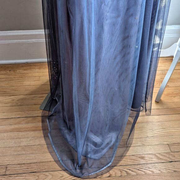 NWT Vintage Y2K Express Maxi Skirt Prom Sequin Mermaid Whimsygoth Size 7 - Picture 12 of 15